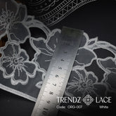 Organza Lace: ORG-007 - 10YDS | Trendz Lace